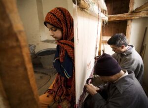 carpet weaver's daughter, kashmir